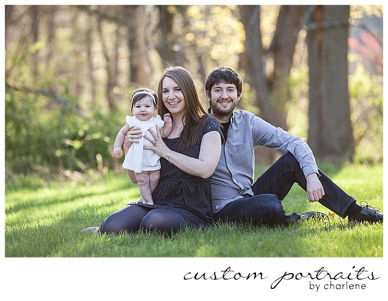 six month old six months photos family session with dog pittsburgh family photographer (6)
