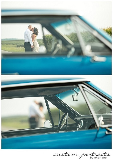 hicksville ohio wedding pittsburgh wedding photographer chevelle bride and groom portraits classic car wedding poses (16)