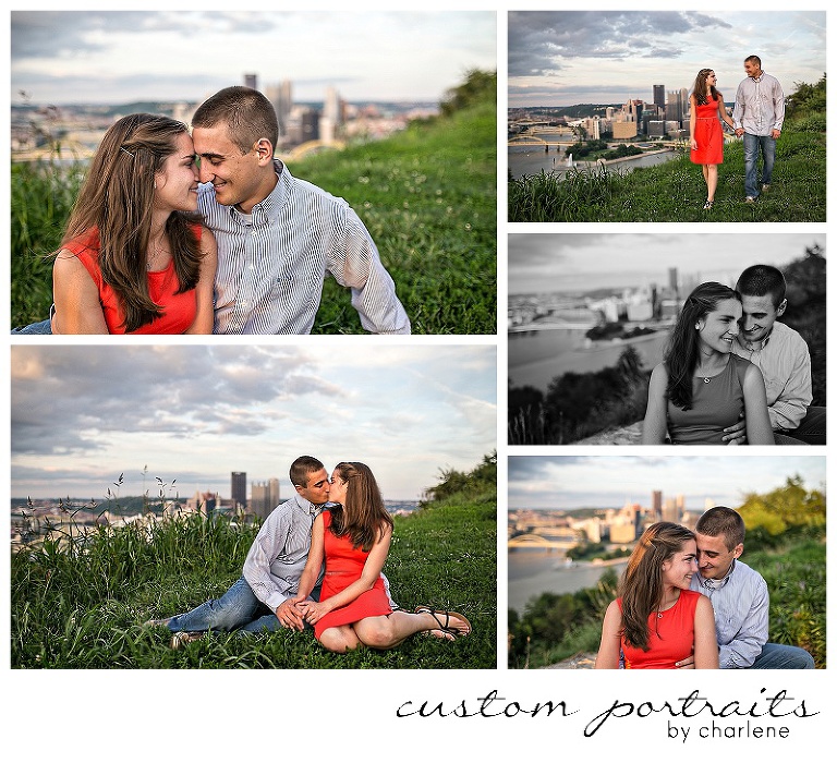 pittsburgh engagement session pittsburgh wedding photographer custom portraits by charlene schenley park engagement session mount washington engagement photos engagement pictures (18)