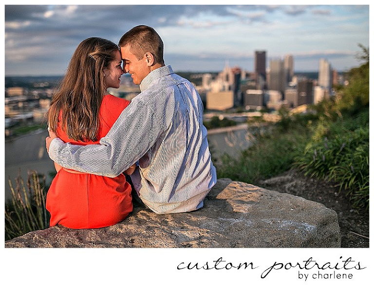 pittsburgh engagement session pittsburgh wedding photographer custom portraits by charlene schenley park engagement session mount washington engagement photos engagement pictures (19)