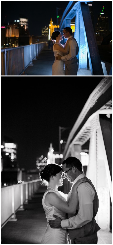 Grand Concourse Wedding - Pittsburgh Wedding Photographer - Mount Washington Wedding Photos - Smithfield Street Bridge (19)