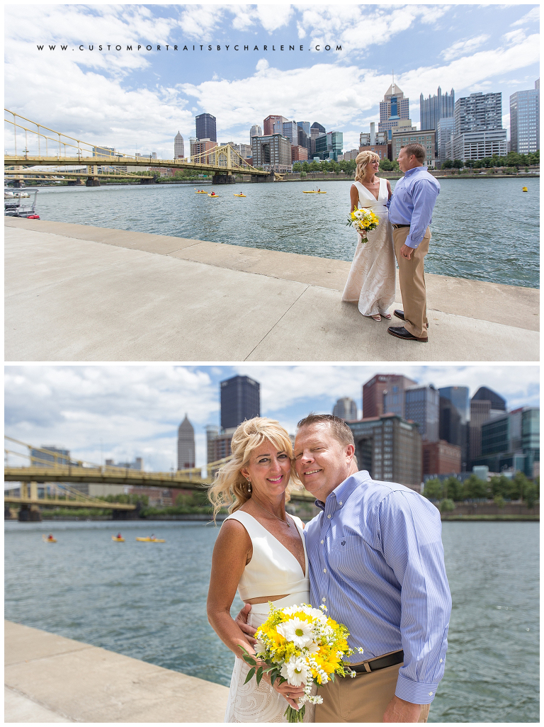 Pittsburgh Wedding Photographer - Roberto Clemente Bridge Wedding - Unique wedding venues Pittsburgh downtown9
