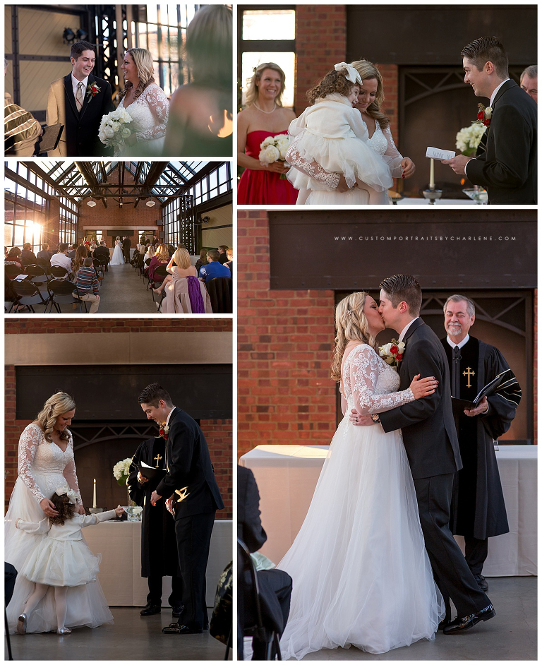 Pittsburgh Wedding Photographer Winter Wedding Columbus Ohio Daughter in Wedding Flower girl poses18