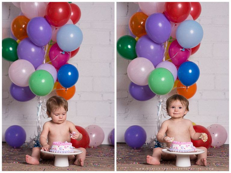 pittsburgh first birthday smash cake session kids photographer 8