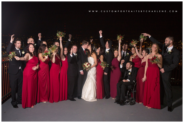 pittsburgh wedding photographer - lemont pgh ceremony reception - monongahela incline - wedding party mount washington mt washington18